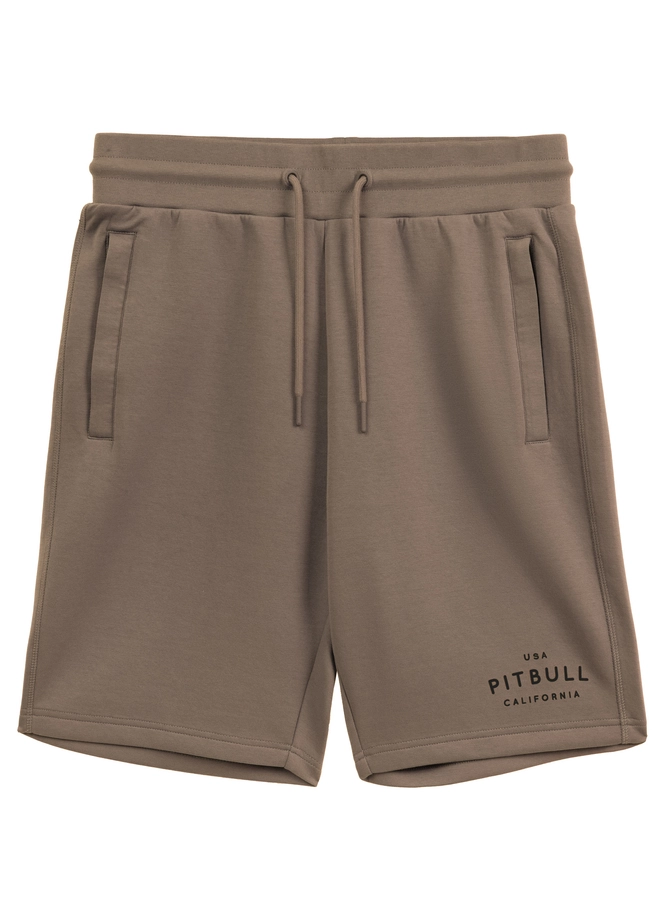 Spodenki szorty dresowe męskie Pitbull Sampson taupe
