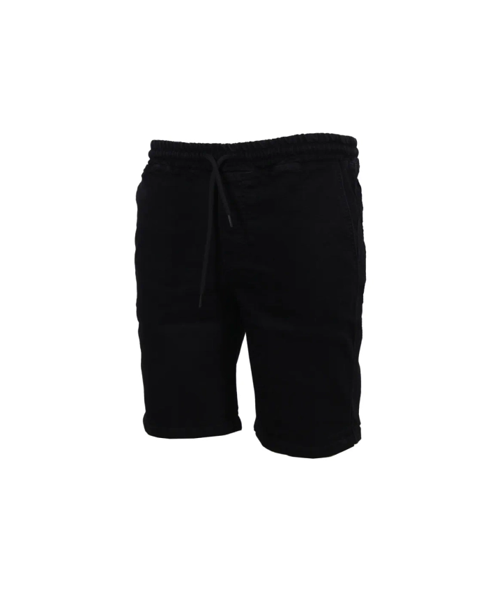 Spodenki męskie szorty jeans Elade Patch czarne