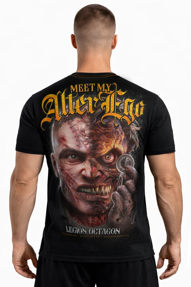 Koszulka męska T-shirt Octagon Meet My Alter Ego czarna