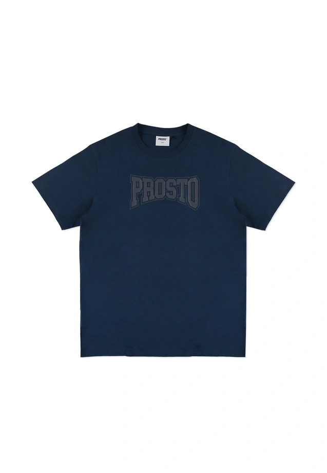 Koszulka męska t-shirt Prosto Collage granatowa