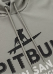 Bluza męska z kapturem Pitbull Pit Bull Surfing Dog dusty salvia