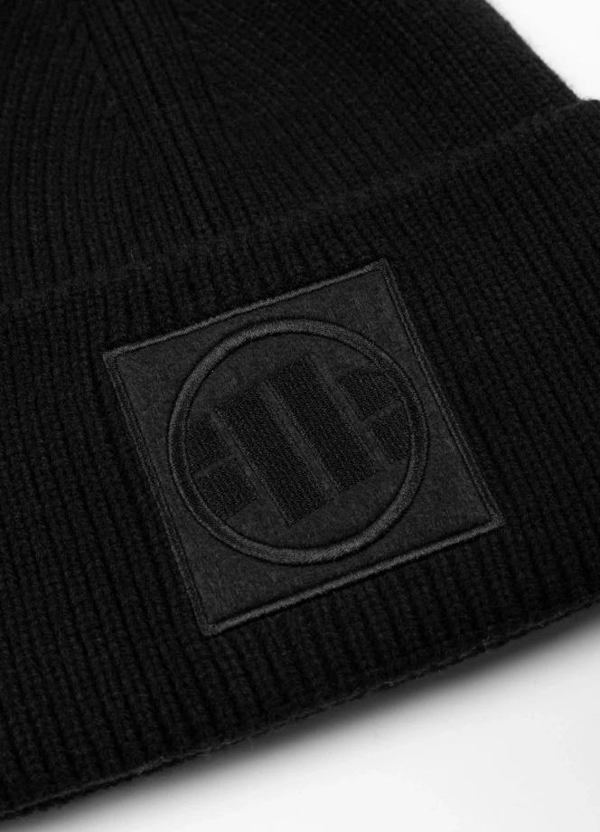 Czapka zimowa Pit Bull Beanie Logo czarna