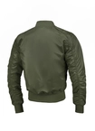 Kurtka męska przejściowa wiosenna Pit Bull MA 1 Logo Flight Jacket 2 bomber zielona