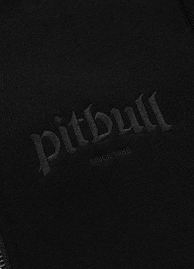 Bluza męska rozpinana z kapturem Pit Bull Ruffin Ring czarna