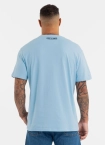 Koszulka męska T-Shirt Pitbull Hilltop jasno niebieska