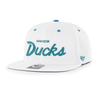 Czapka z daszkiem 47 Brand Anaheim Ducks White Crosstown Pop biała
