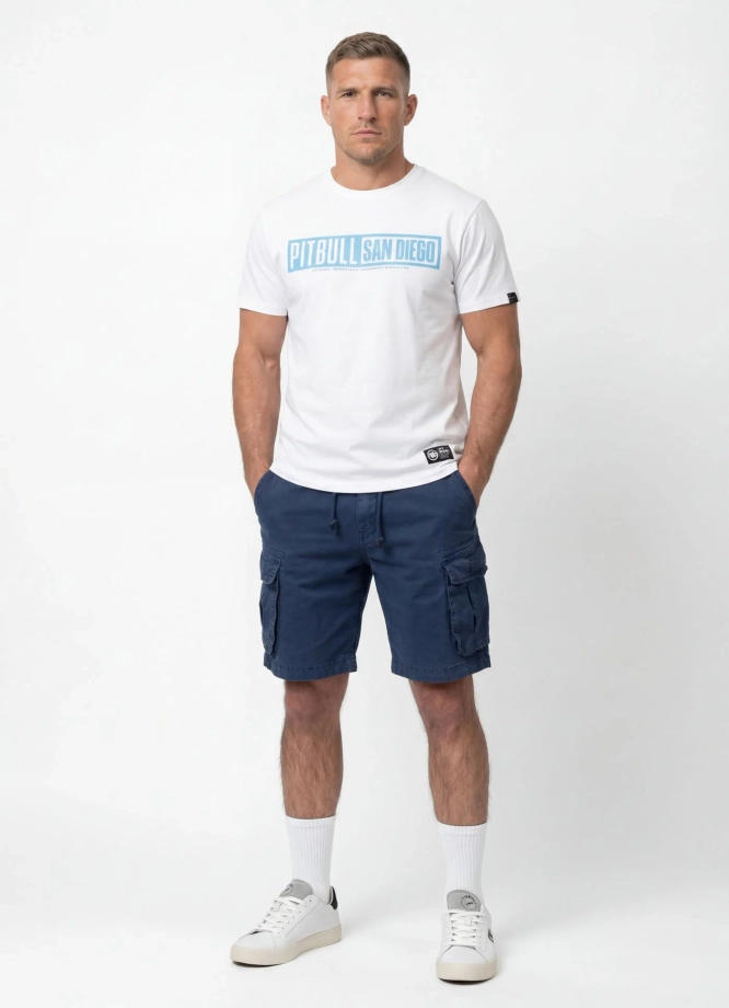Koszulka męska T-Shirt Pitbull Eighty Nine Dog biała