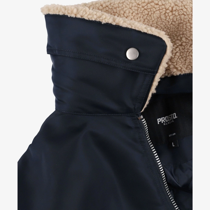 Kurtka zimowa męska Prosto Klasyk Bomber granatowa