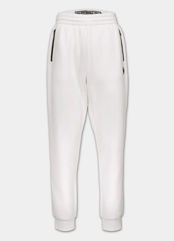 Spodnie męskie dresowe Pit Bull Hatton 25 białe