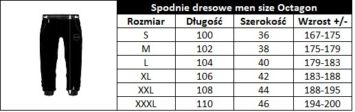Spodnie męskie dresowe Octagon Small Logo szare