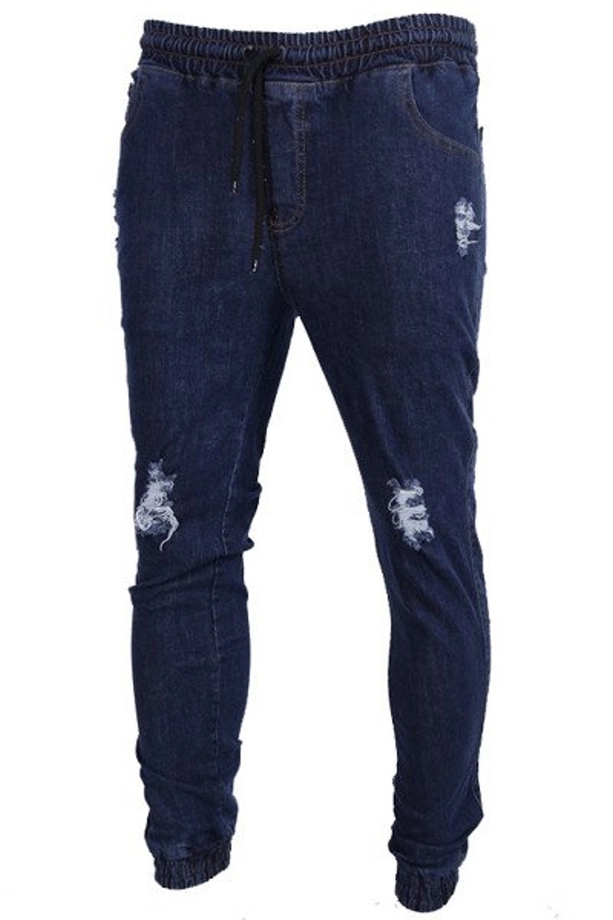 Spodnie jogger Moro Sport Mobster damage wash jeans