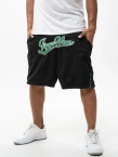 Spodenki szorty męskie dresowe Jigga Wear Baseball zielono czarne