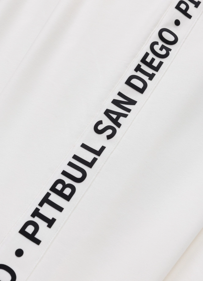 Spodnie męskie dresowe Pit Bull Tape Parker złamana biel