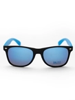 Okulary przeciwsłoneczne Jigga Wear Name Color Wayfarer czarno/niebieskie