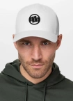 Czapka z daszkiem Full Cap Pit Bull Tech Logo biała