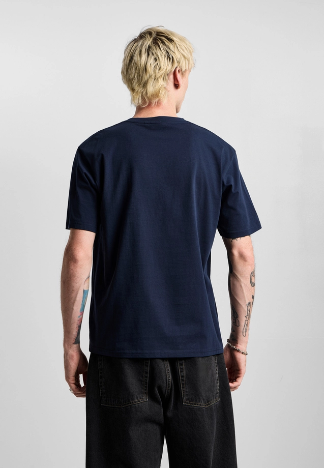 Koszulka męska t-shirt Prosto Biglog granatowa