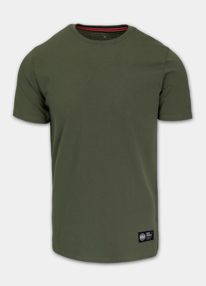 Koszulka t-shirt Pit Bull No Logo zielona