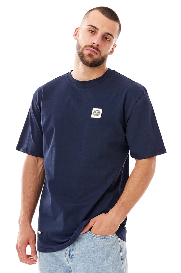 Koszulka męska t-shirt Mass Dnm Patch granatowa