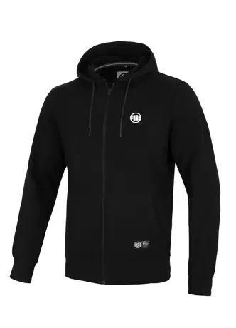 Bluza męska z kapturem Pitbull Jarvis ZIP Pit Bull hooded czarna