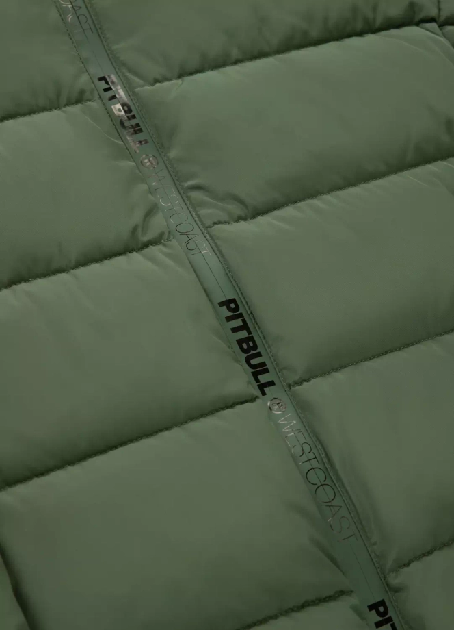 Kurtka zimowa męska Pit Bull Airway 4 Hooded Jacket zielona
