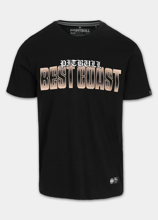 Koszulka męska T-Shirt Pit Bull Best Coast czarna