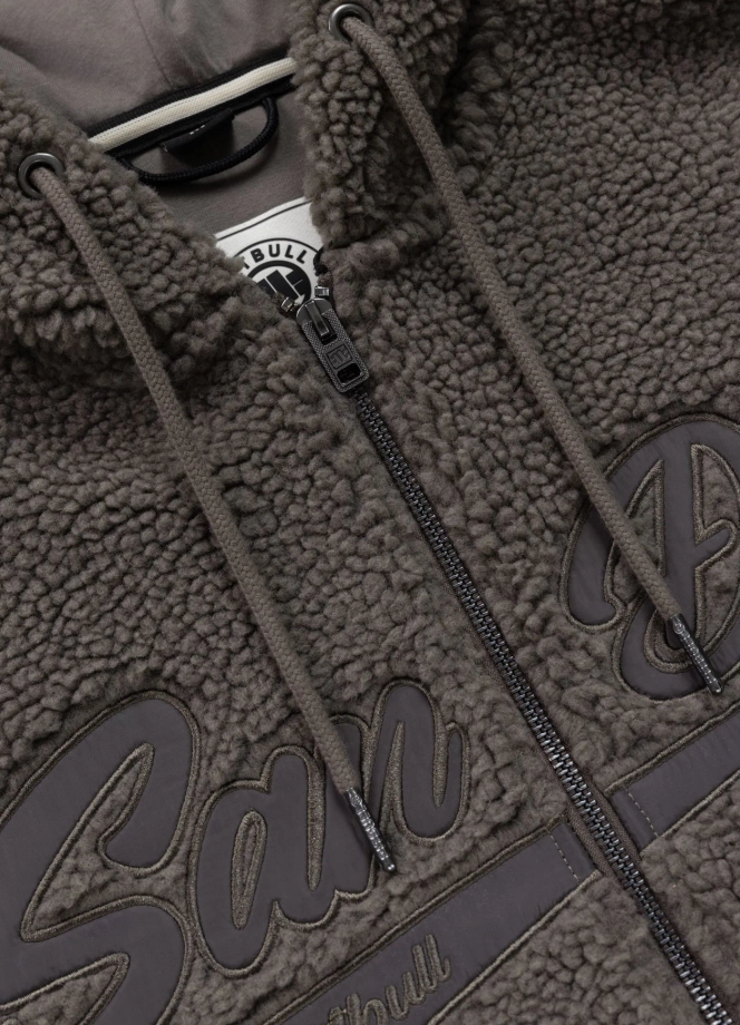 Bluza męska rozpinana z kapturem Pit Bull Galaxy taupe
