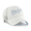 Czapka z daszkiem 47 Brand Los Angeles Dodgers Soft Glow Script biała