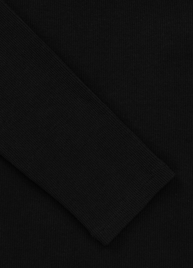 Koszulka longsleeve damski Pit Bull Rib czarna