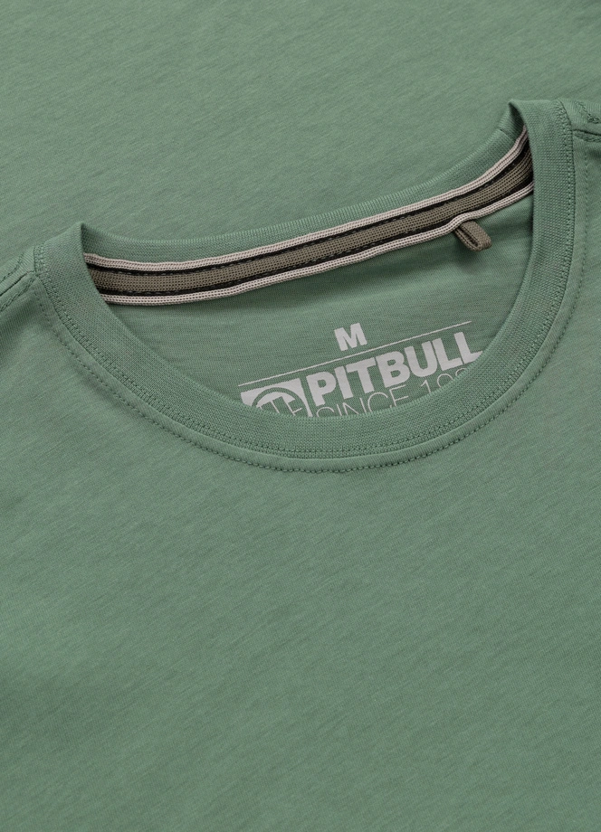 Koszulka męska T-Shirt Pit Bull Pitbull San Diego Born miętowa zielona