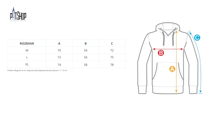 Bluza męska z kapturem Patriotic Cls Mini Shoulder beżowo/czarna
