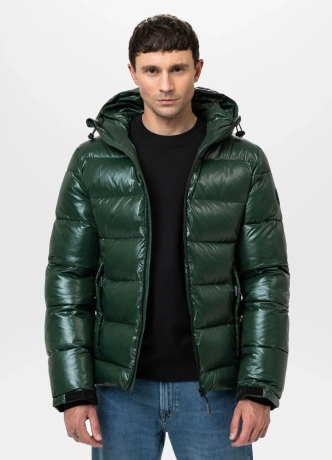 Kurtka zimowa męska Pit Bull Pepperwood butelkowa zieleń