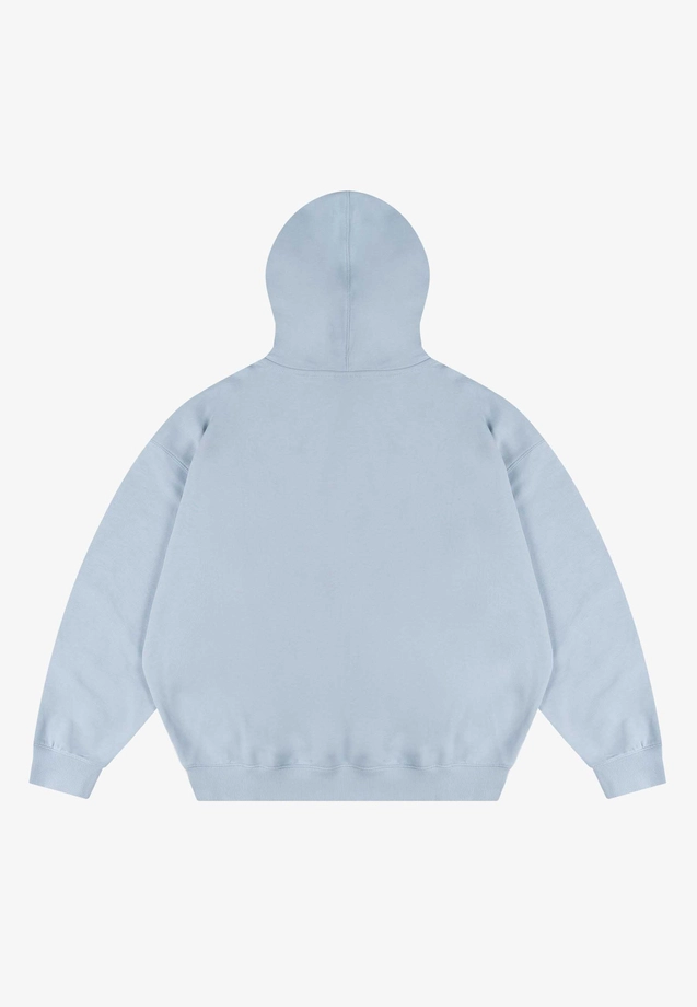 Bluza męska z kapturem Prosto Big Log Infinity jasno niebieska