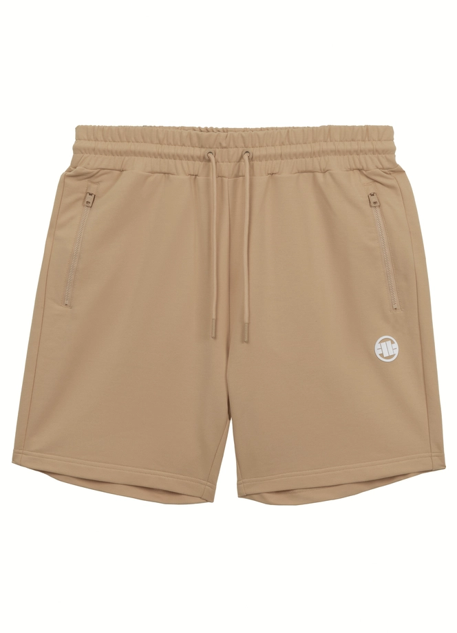 Spodenki szorty dresowe męskie Pitbull Nugget beżowe