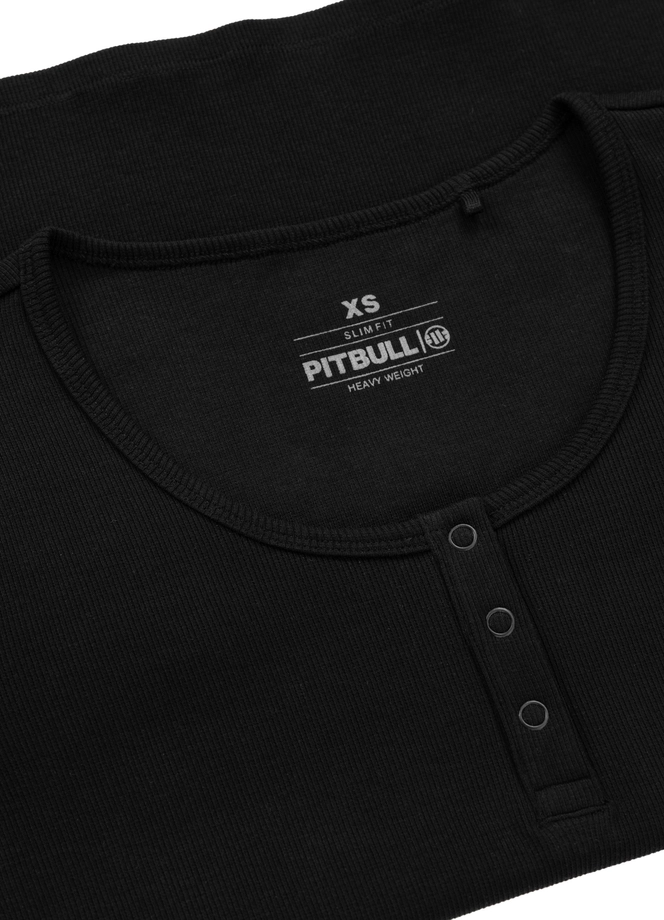 Koszulka longsleeve damski Pit Bull Rib czarna