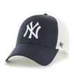 Czapka z daszkiem 47 Brand Trucker New York Yankees Navy Branson Mesh biało/granatowa