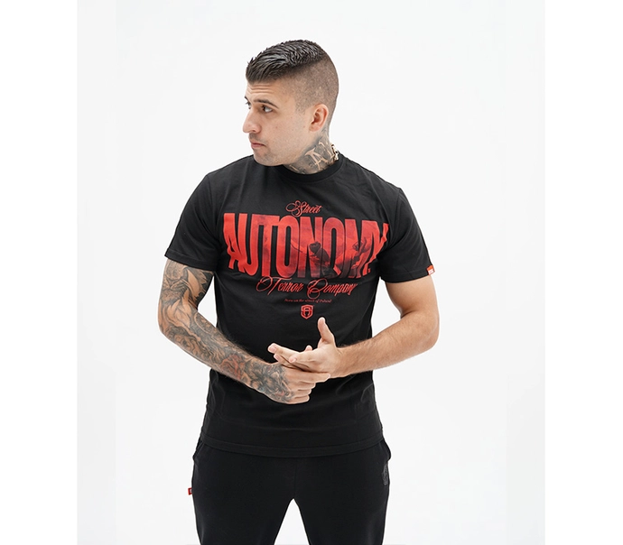 Koszulka męska t-shirt Street Autonomy Raca czarna