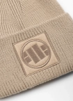 Czapka zimowa Pit Bull Beanie Logo beżowa