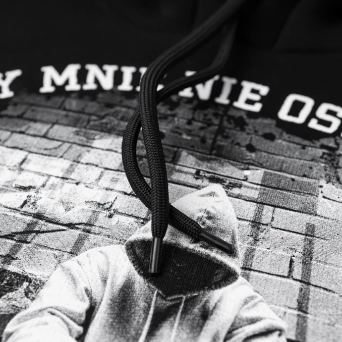 Bluza męska z kapturem Chada Proceder Ty Mnie Nie Osądzaj czarna