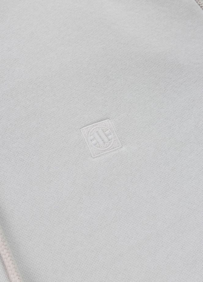 Bluza męska rozpinana z kapturem Pit Bull Hackett biała