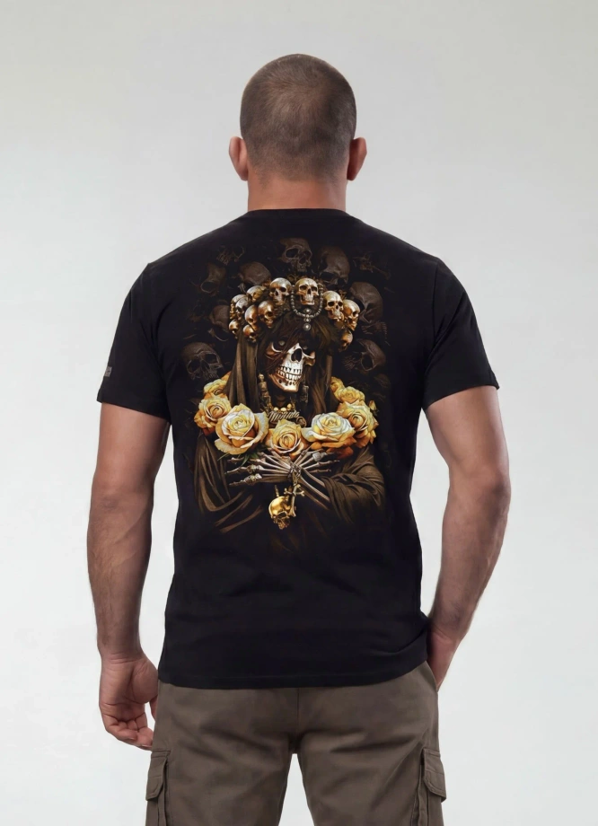 Koszulka męska T-Shirt Pit Bull Santa Muerte 26 czarna