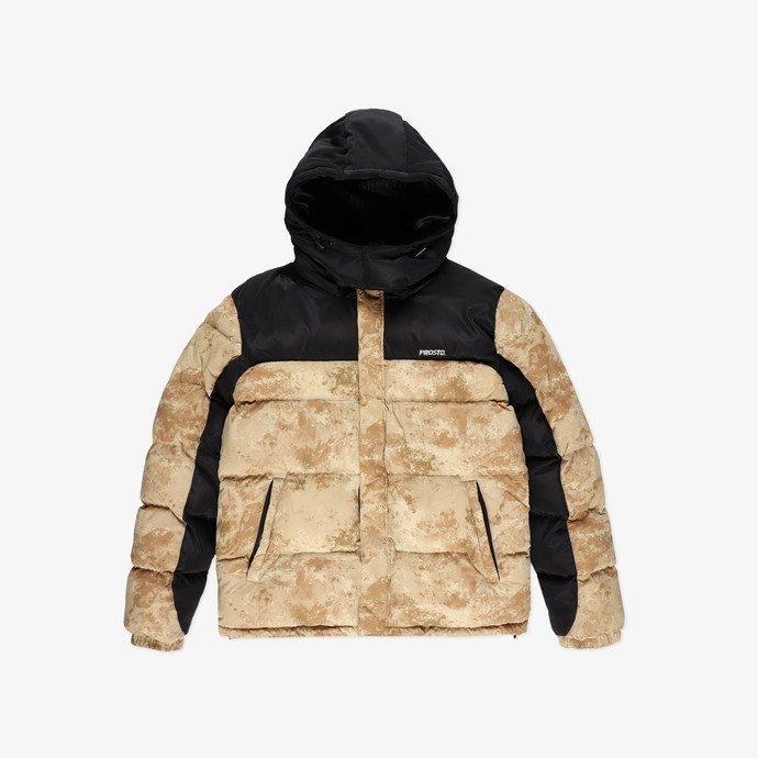 Kurtka zimowa męska z kapturem Prosto Klasyk Adament 3.0 camo