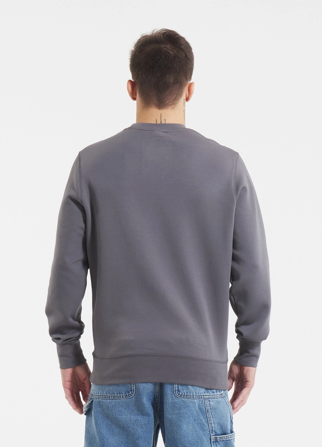 Bluza męska bez kaptura Pitbull Pit Bull Sampson grafitowa szara