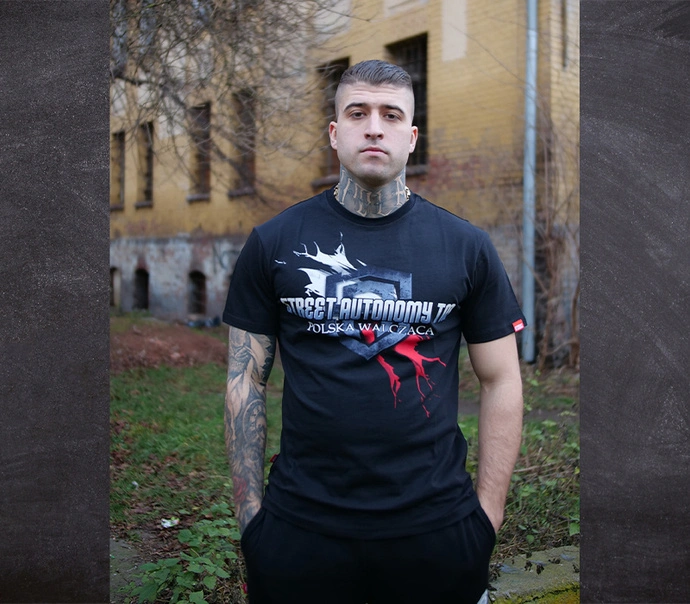 Koszulka męska t-shirt Street Autonomy Pride czarna
