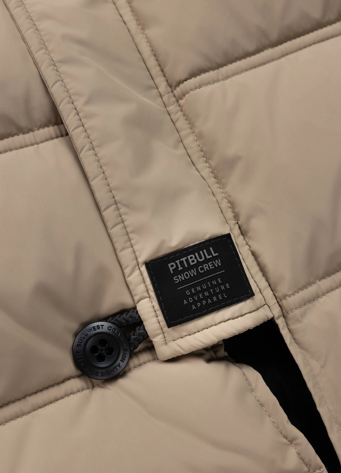 Kurtka damska zimowa parka Pit Bull Queenston beżowa