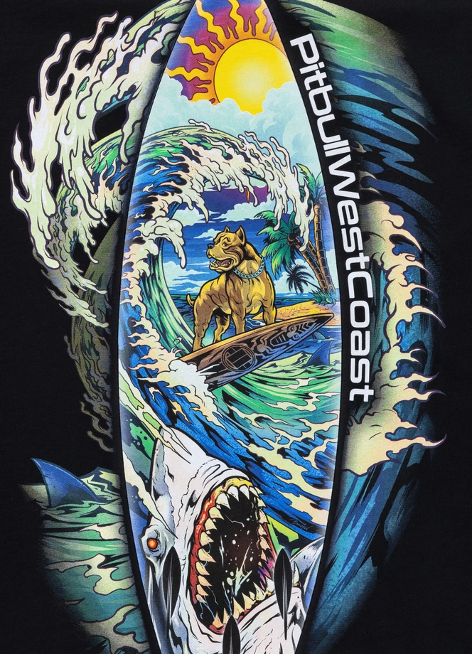 Koszulka męska T-Shirt Pit Bull Pitbull Camino czarna