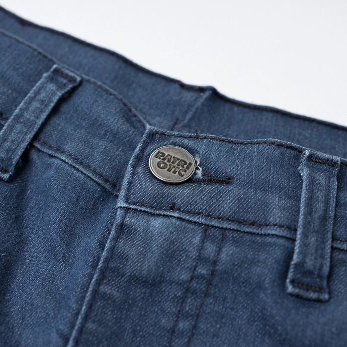 Spodenki męskie jeansowe Patriotic Laur App niebieskie