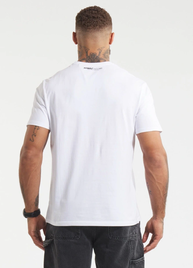 Koszulka męska T-Shirt Pitbull Casino biała