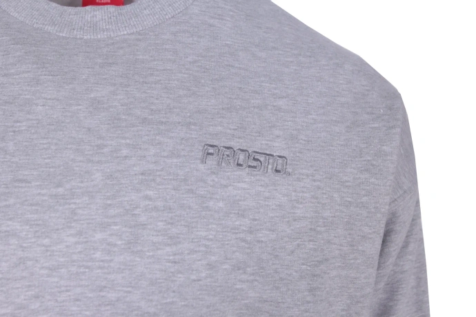 Bluza męska Prosto Klasyk Palk crewneck szara