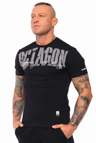 Koszulka męska T-shirt Octagon Tyle Szans Ile Odwagi 2 czarna