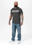 Koszulka męska T-Shirt Pitbull Hilltop grafitowa